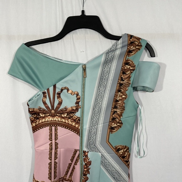 NWT $316 Ted Baker London [ 1 in TB‎ ] Versailles Print Body-Con Dress - Picture 12 of 16